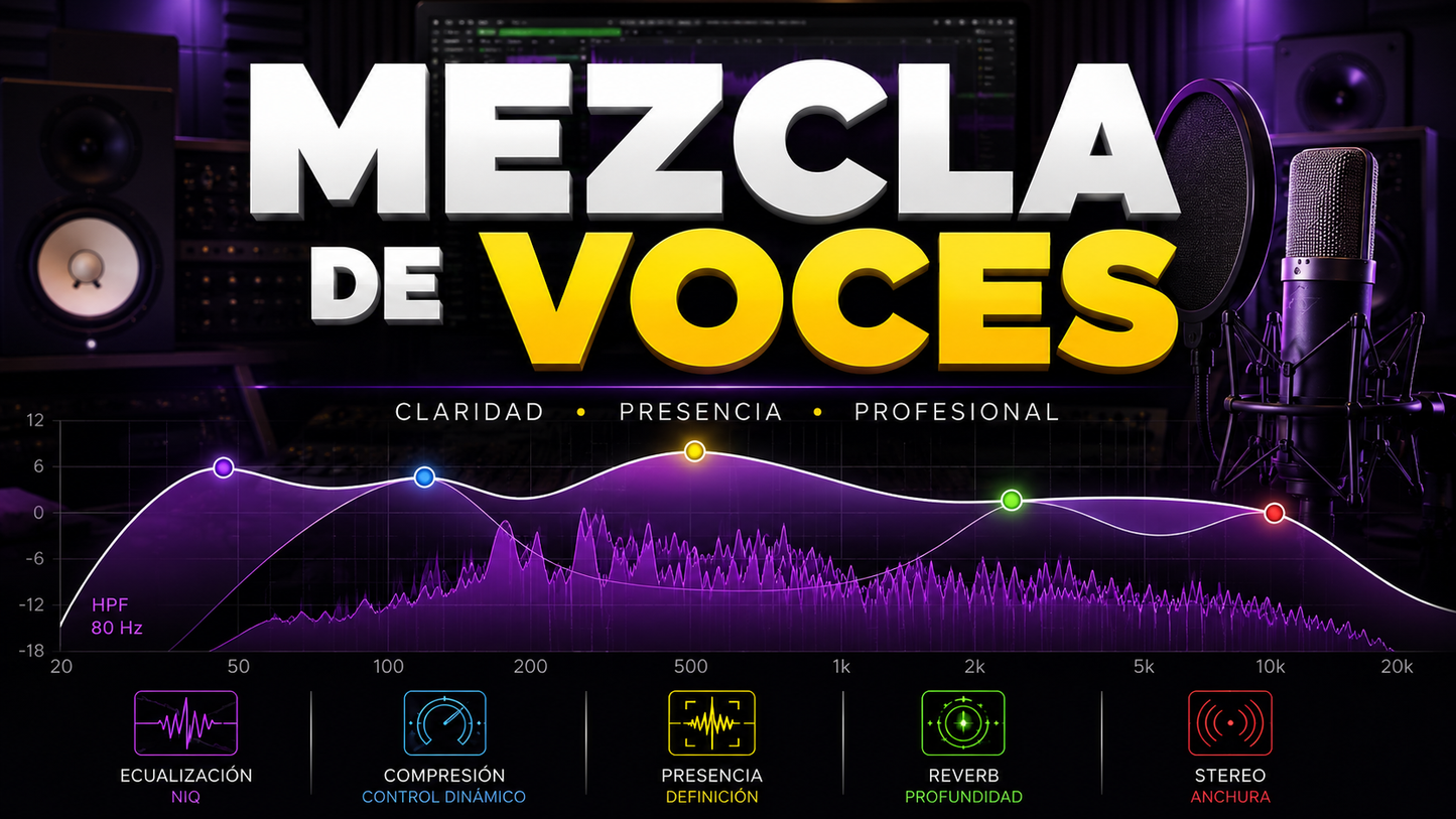 mezcla de voces